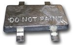 ZHS-23 - Zinc Anode - Weld-on 1.25 inches x 6