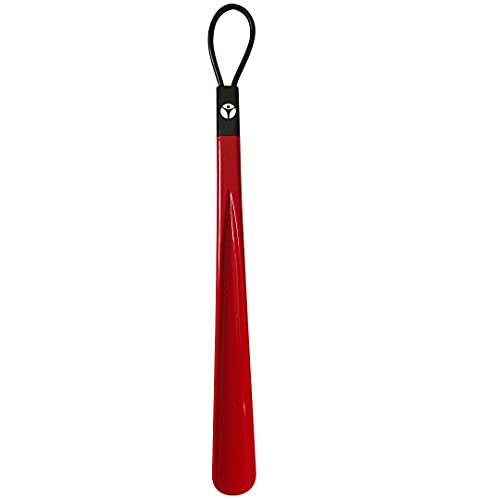 Shoehorn - 20 Inches Long Shoe Horn Including the Loop - Convenient Loop For Hanging - Durable Plastic - Shaped To Fit Your Heel - No More Ruining The Heel Of Your Shoes!