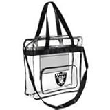 2013 NFL Football Clear See Thru High End Messenger Bag - Pick Team (Oakland Raiders)