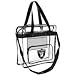 2013 NFL Football Clear See Thru High End Messenger Bag - Pick Team (Oakland Raiders)