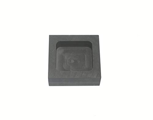 Graphite Ingot Mold Melting Casting Mould for Gold Silver Nonferrous Metal (500g)