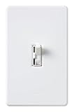 Lutron TGFSQ-FH-WH Toggler Fan Speed Control White