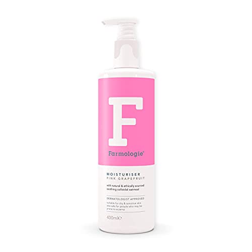 Farmologie - Body Moisturiser, Hydrating, For Dry & Sensitive Skin, Pink Grapefruit Oil, 400 ml