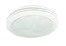 Good Housekeeping (90052 Yorkshire 80 CFM 2.5 Sones Decorative Bathroom Ventilation Exhaust Fan with Light in Satin White