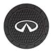 AOOOOP Car Interior Accessories for Infiniti Cup Holder Insert Coaster - Silicone Anti Slip Cup Mat for Infiniti Q50 Q70 Q70L Q60 QX30 QX50 QX60 QX80 (Set of 2, 2.75