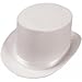 Satin (White) Adult Top Hat (One Size Fits Most Adults) [Apparel]
