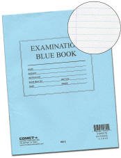 Comet Examination Blue Books BB2 11"x8-1/2" / 50 pk