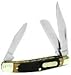 Old Timer 34OT Middleman 5.7in S.S. Traditional Folding Knife with 2.4in Clip Point Blade and Sawcut Handle for Outdoor, Hunting, Camping and EDC,Brown