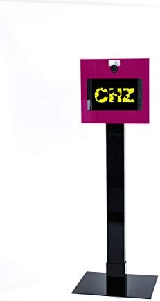 Selfie Station Photo Booth Camera Kiosk – Professional Touchscreen Photobooth with Brandable Surface – DSLR Camera Included (Brown)