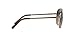 A|X ARMANI EXCHANGE Ax2002 Aviator Sunglasses, Light Gold/Dark Brown/Dark Brown Gradient, 61 mm