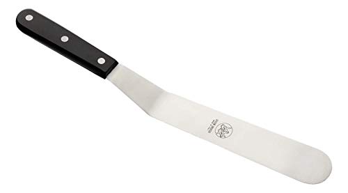 Due Buoi Offset Stainless Steel Icing Spatula