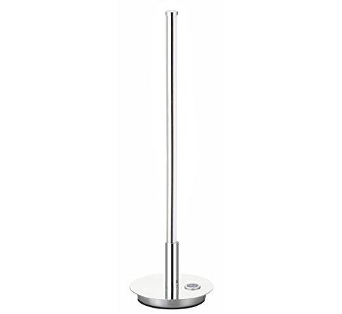 JONATHAN Y JYL7002A Keira Led Integrated Table Lamp, 16.5", Chrome