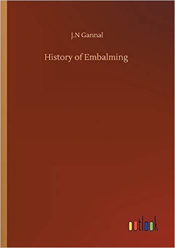 History Of Embalming Gannal J N 9783752343687 Amazon Com Books