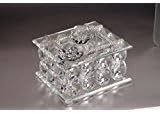 Italian Crystal Jewelry Box W. Swarovski Crystals Made of Authentic Swarovski Crystal