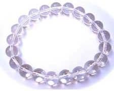 Amazon Co Jp クリスタルバンク 天然石 パワーストーン 水晶玉ブレスレット 10mm X 21個 Lサイズ ジュエリー