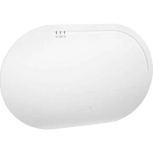 ABUS Funk-Alarmanlage Smartvest Zentrale Einbruchmeldeanlage - erweiterbar - Testsieger - Fernzugriff iOS + Andriod App - weiß (1. Generation)