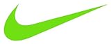 Nike Swoosh Logo Vinyl Sticker Decal Lime Green 4 Inch