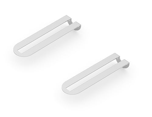 Alberts 834937 Regalträger Gina | ein Paar | Regalhalter wahlweise in verschiedenen Trendfarben | Regalwinkel als ein Paar oder einzeln | Größe 60 x 220 x 50 mm