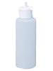 4 Oz Plastic Cylinder Bottles With Flip Top Pour Spout - Pack Of 12 BPA-Free HDPE Squeeze Bottles For Soap, Oil, Crafts
