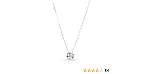 PANDORA Sparkling Snowflake Necklace 
