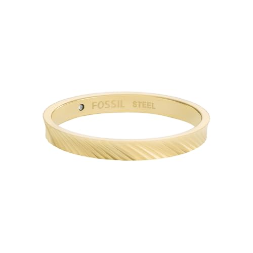 Fossil Womens Stainless Steel band Rings