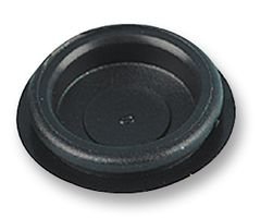 MULTICOMP PRO PV507 Grommet PK 100 Round PVC Blanking Grommet Black 15.90mm Panel Hole Dia. 100 Pack
