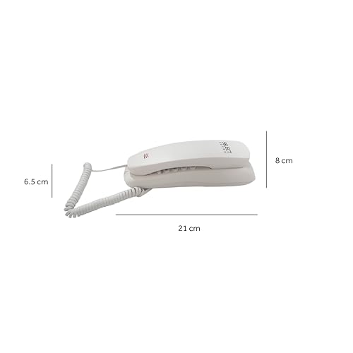 Select Sound | Teléfono Alámbrico Compacto para Montar en Pared con Cancelación De Ruido