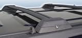 Hummer H3 Black Roof Rack Cross Bars from OC Parts - Fits the 2006, 2007, 2008, 2009, 2010, 2011 Hummer H3