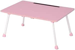 LJA Mesa Plegable Pequeña, Dormitorio de Cama Escritorio de Computadora