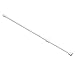 Curtain Rod - TOOGOO(R)Spring Loaded Extendable Telescopic Net Voile Tension Curtain Rail Pole Rod Rods White 40-75cm