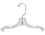 Clear Plastic Baby Top Hangers, Box of 100 by The Great American Hanger Company