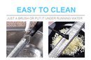 Premium Lemon Zester Tool, New Upgraded Cheese Grater, Perfect for Parmesan, Citrus, Chocolate, Fruits, Vegetables, Dishwasher Safe By HAOZAN. (Zester +Brush +Protector)