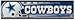 NFL Dallas Cowboys Decal Bumper Sticker, Team Color, One Size