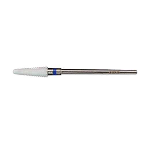 Pana Professional - Small Cone White Ceramic Bit 3/32" Shank Size - Nail Drill Bit for Dremel Machine
