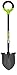 Radius Garden 25202 Pro-Lite Carbon Steel Shovel, Green