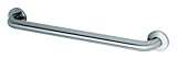 Bobrick 6806.99x18 304 Stainless Steel Straight Grab Bar with Concealed Mounting Snap Flange, Peened Gripping Surface Satin Finish, 1-1/2