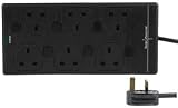 PRO ELEC PELB1946 10 m 6 Way Individually Switched Surge Protected Extension view 2