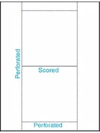 Front Booklet Jewel Case Inserts Matte Finish 100-Pak (100 sheets)