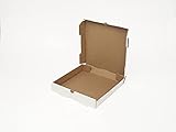 12" x 12" x 2" White Unprinted Corrugated Pizza