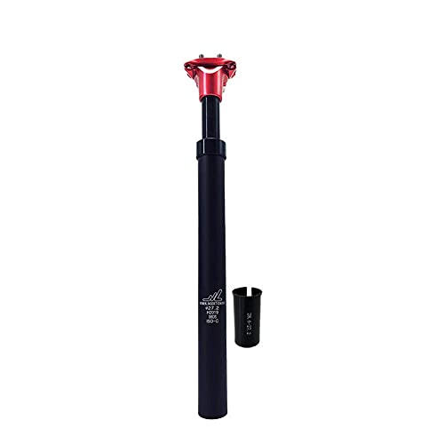 Black Red Suspension Seat Post 27.2/28.6/30.0/30.4/30.9/31.6/33.9 x 350mm Seatpost (33.9x350mm)