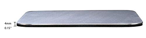 BTMB Square Drink Coasters Stainless Steel Coaster for Coffee Cup Wine Glasses Mats Protect,Pack of 4 - Thumbnail 2