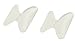 AM Landen 10 pairs 1.8mm Transparent Non-slip Silicone Nose Pads Eyeglass Nose Pad