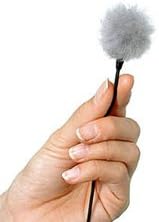 RemoteAudio Remote Audio Micro-Cat Fuzzy Windscreen for Lav Mics.-Black-by-RemoteAudio