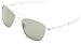 Randolph Aviator AF54663 Square Sunglasses, Matte Chrome, 55 mm