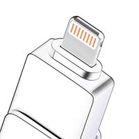 32GB USB Memory Stick for Mobile Phone - [3-in-1] Multi-Connector External Flash Drive for Smartphone PC Laptop (32GB)