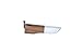 Areaware Bottle Opener, White Dipped Walnut