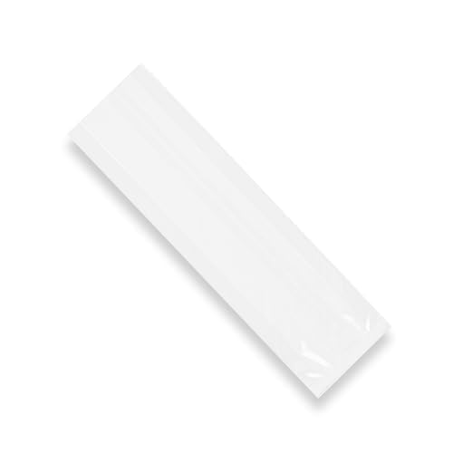 Restaurantware Bag Tek 3.8 x 1.3 x 12 Inch Gusset Bags 100 Heat Sealable Candy Bags - Food Safe Package Popcorn or Cookies Clear Plastic Treat Bags For Party Favors Snacks or Baked Goods