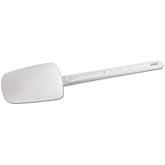 Rubbermaid Commercial Spoon-Shaped Spatula, 9 1/2 in, White - Includes only one