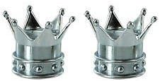KUSTOM KAPZ CHROME CROWN VALVE CAP custom stem honda yamaha ford schwinn bike