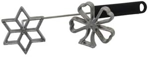 LuPro Heavy Duty Rosette Iron, Set of 2 Designs, Carded